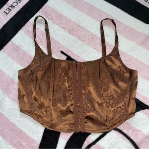 Brown Corset Tank